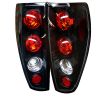 Chevrolet Colorado 2004-2006  Black Euro Style Tail Lights