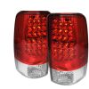 Gmc Denali 2000-2006  Red Clear LED Tail Lights