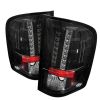 Chevrolet Silverado 2007-2008  Black LED Tail Lights