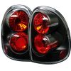 Dodge Caravan 1996-2000  Black Euro Style Tail Lights