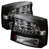 Dodge Charger 2005-2008  Black LED Tail Lights