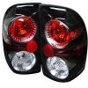 Dodge Dakota 1997-2001  Black Euro Style Tail Lights