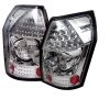 Dodge Magnum 2005-2008  Chrome LED Tail Lights