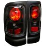 Dodge Ram 1994-2001  Black Euro Style Tail Lights