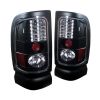 Dodge Ram 1994-2001  Black LED Tail Lights