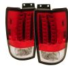 Ford Expedition 1997-2002  Red Clear LED Tail Lights