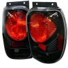 Ford Explorer 1998-2001  Black Euro Style Tail Lights