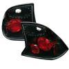 Ford Focus 2000-2004 4DR Black Euro Style Tail Lights