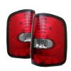 Ford F150 2004-2008  Red Clear LED Tail Lights