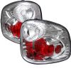 Ford F150 1997-2000  Chrome Euro Style Tail Lights Flareside