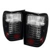 Ford Ranger 1998-2001  Black LED Tail Lights