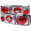 Honda Accord 1990-1991 4DR Chrome Euro Style Tail Lights