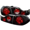 Honda Accord 1998-2000 4DR Black Euro Style Tail Lights