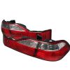 Honda Accord 1998-2000 4DR Red Clear Euro Style Tail Lights