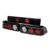 Honda Civic 1988-1991 3dr Black Euro Style Tail Lights