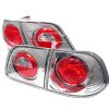 Honda Civic 1999-2000 4DR Chrome Euro Style Tail Lights