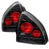 Honda Prelude 1992-1996  Black Euro Style Tail Lights