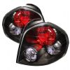 Hyundai Santa Fe 2001-2003  Black Euro Style Tail Lights