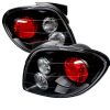 Hyundai Tiburon 2000-2002  Black Euro Style Tail Lights