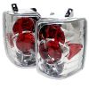 Jeep Grand Cherokee 1993-1998  Chrome Euro Style Tail Lights