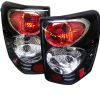 Jeep Grand Cherokee 1999-2004  Black Euro Style Tail Lights