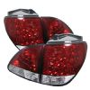 Lexus Rx 300 1998-2000  Red Clear LED Tail Lights