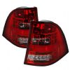 Mercedes Benz Ml Class 1998-2005  Red Clear LED Tail Lights