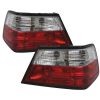 Mercedes Benz E Class 1986-1995  Red Clear Euro Style Tail Lights