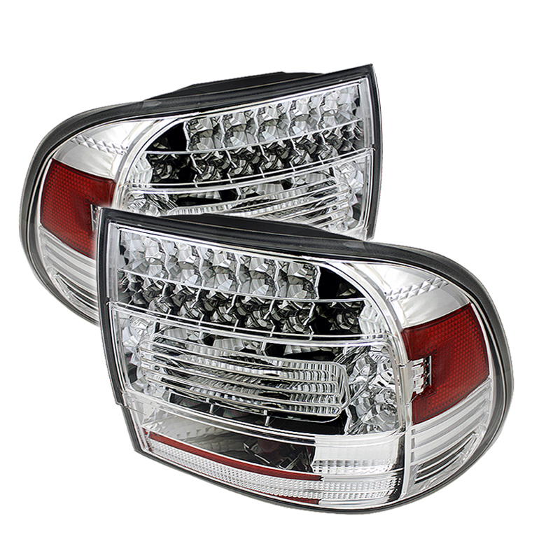 Porsche Cayenne 20032007 Chrome LED Tail Lights by Spyder