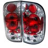 Toyota Tacoma 1995-2000  Chrome Euro Style Tail Lights