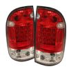 Toyota Tacoma 1995-2000  Red Clear LED Tail Lights