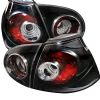 Volkswagen Golf 2006-2008  Black Euro Style Tail Lights