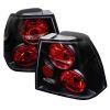 Volkswagen Jetta 1994-2004  Black Euro Style Tail Lights