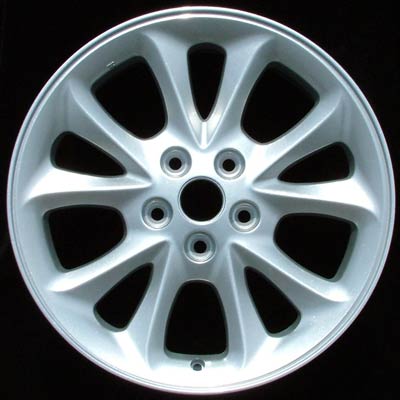 Chrysler 300m 1999-2001 17x7 Bright Silver Factory Replacement Wheels