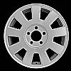 Mercury Grand Marquis 2003-2004 16x7 Bright Silver Factory Replacement Wheels