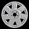 Cadillac Deville 2000-2000 17x7.5 Bright Silver Factory Replacement Wheels