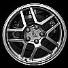 Chevrolet Corvette 2002-2004 18x10.5 Chrome Factory Replacement Wheels