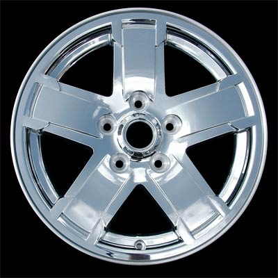 2005-2007 Jeep Grand Cherokee 17" Factory OEM Wheel Rim - Silver, 5x127mm, Part 5HT53ZDJAA