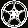 Porsche 911 2002-2005 18x8 Silver Factory Replacement Wheels