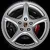 Porsche 911 2005-2008 19x8 Silver Factory Replacement Wheels