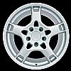 Porsche Boxster 2005-2008 19x9.5 Silver Factory Replacement Wheels