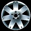 Volkswagen Passat 2001-2005 16x7 Bright Silver Factory Replacement Wheels