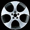 Volkswagen Golf 2005-2008 18x7.5 Silver Factory Replacement Wheels