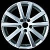 Volkswagen Passat 2006-2008 17x7.5 Silver Factory Replacement Wheels