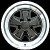 Porsche 911 1972-1990 16x8 Black Factory Replacement Wheels