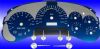 Gmc Envoy 2002-2005  120 Mph Aqua Edition Gauges With White Numbers