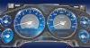 Chevrolet Silverado 2007-2009  Mph All Models Aqua Edition Gauges With White Numbers