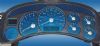 Chevrolet Tahoe 1999-2002  100 Mph, No Trans Temp, Gas Aqua Edition Gauges With White Numbers