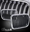 Bmw 3 Series 1997-1998  Chrome/ Black Front Grill