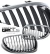 Bmw 5 Series 2004-2007  Chrome/Black Front Grill